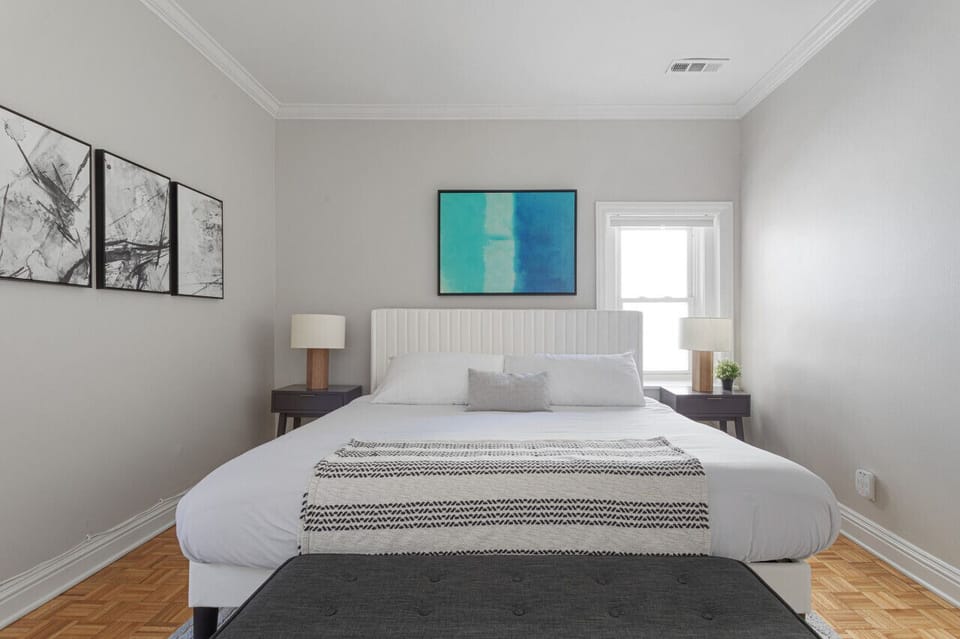 Bedroom 1 (Primary): King Bed With Memory Foam Mattress