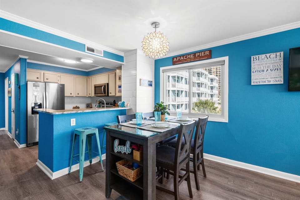 Dining Table and Bar Stools