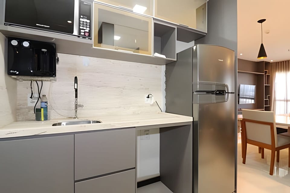 Basic Apartment (533811) | Private kitchen | Fridge, microwave, stovetop, electric kettle
