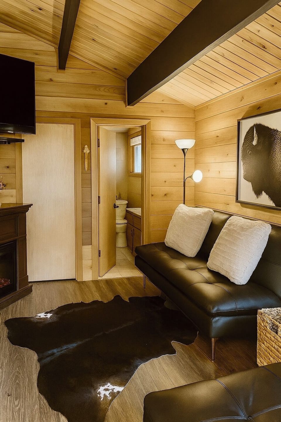 Master bedroom seating area