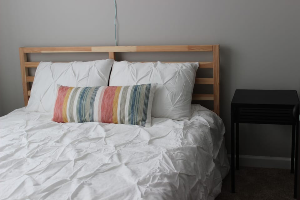 Bedroom - queen bed and closets included
