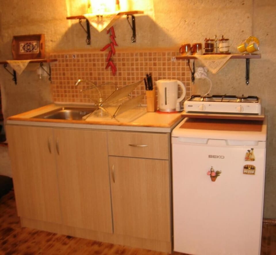 Deluxe Double Room | Private kitchenette | Fridge, electric kettle, cookware/dishes/utensils