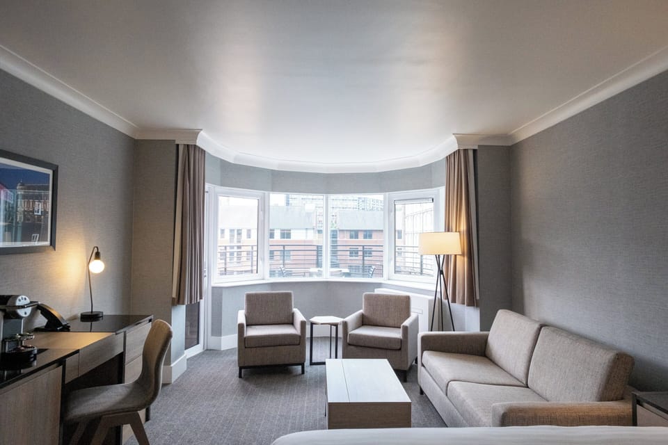 Junior Suite, 1 King Bed with Sofa bed (Super King, Quay View) | In-room safe, desk, laptop workspace, soundproofing