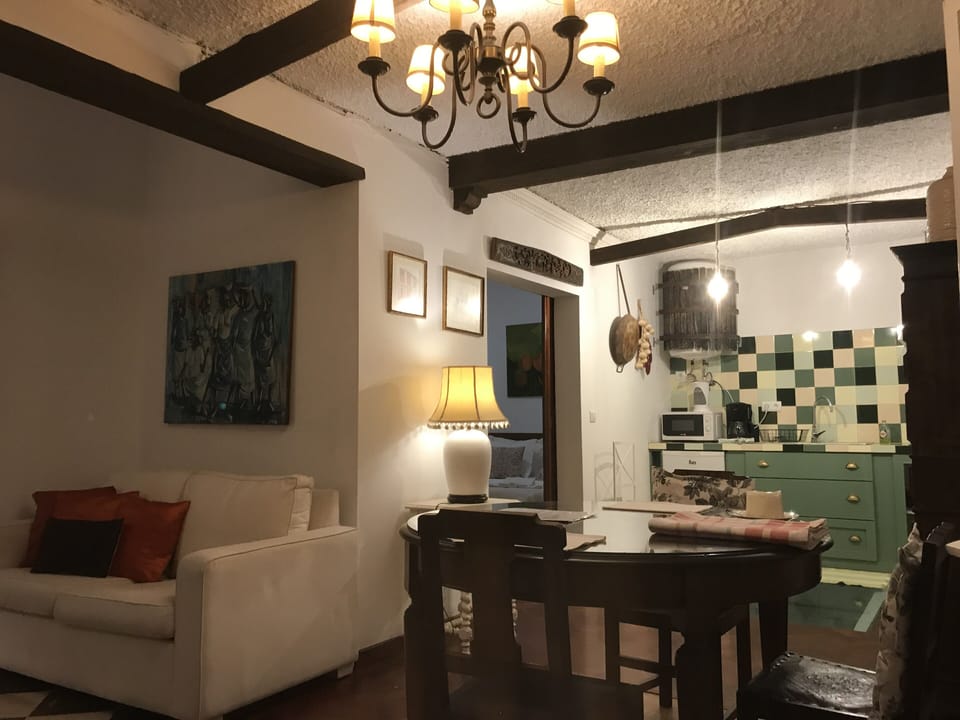 Living room old kitchen 