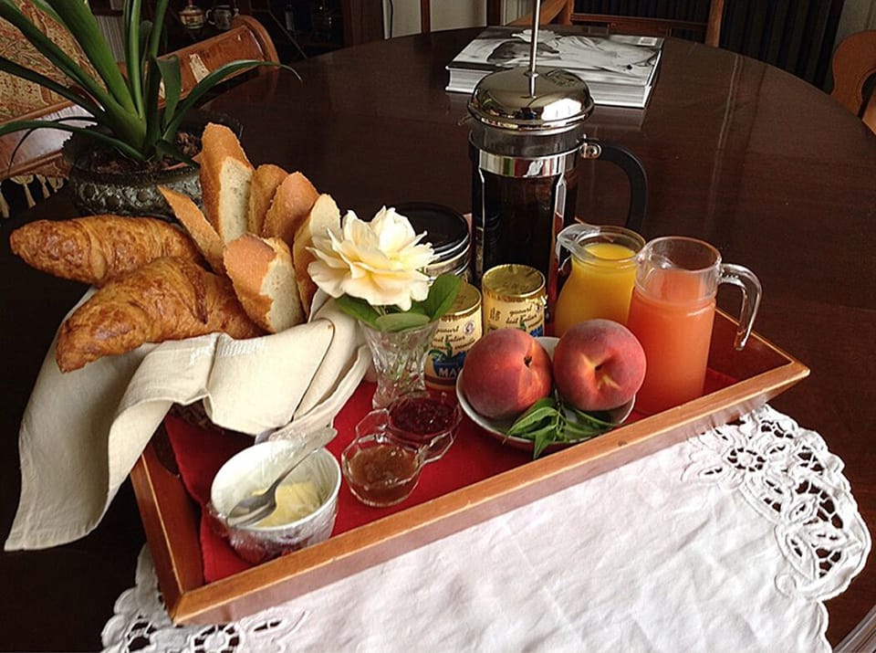 Delicious breakfast brought to your room or terrace.