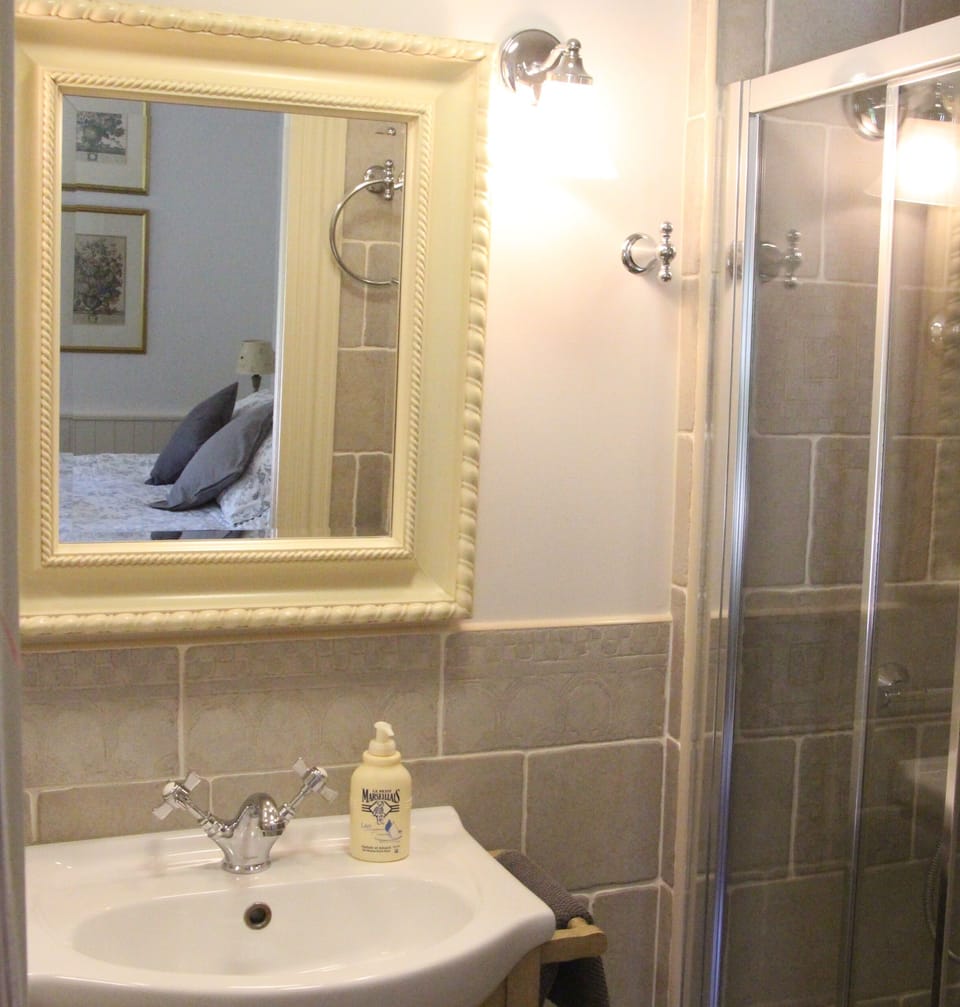 Well appointed shower room.