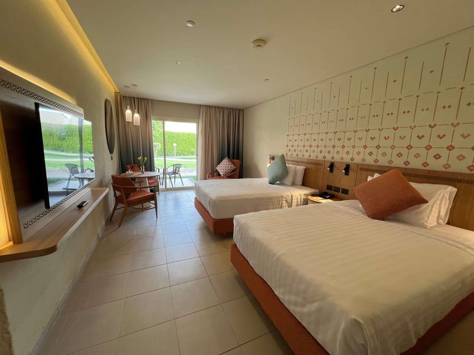 Superior Room, 2 Twin Beds, Pool View (Beach side. Ground floor) | Minibar, in-room safe, iron/ironing board, free WiFi