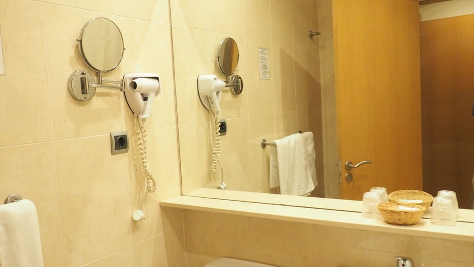 Double Room | Bathroom | Shower, free toiletries, hair dryer, bidet
