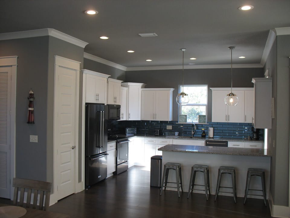 Kitchen and breakfast  area.