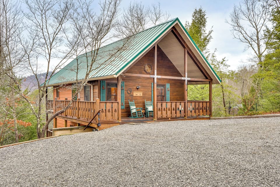 Exterior | Furnished Porch & Decks | Mountain Views