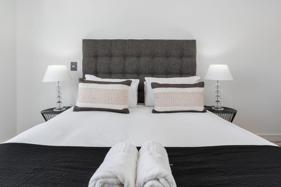 Luxury Apartment, 1 Bedroom | 1 bedroom, in-room safe, laptop workspace, iron/ironing board
