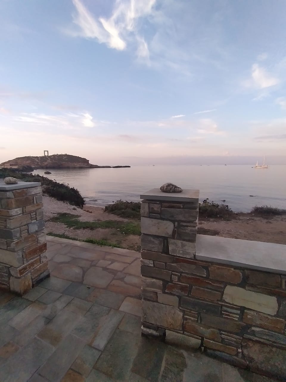 The view of the yard 