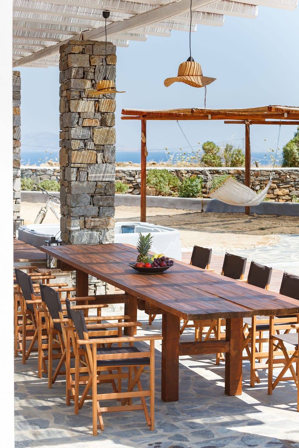 Charming little Villa Elena -  outdoor dining table 
