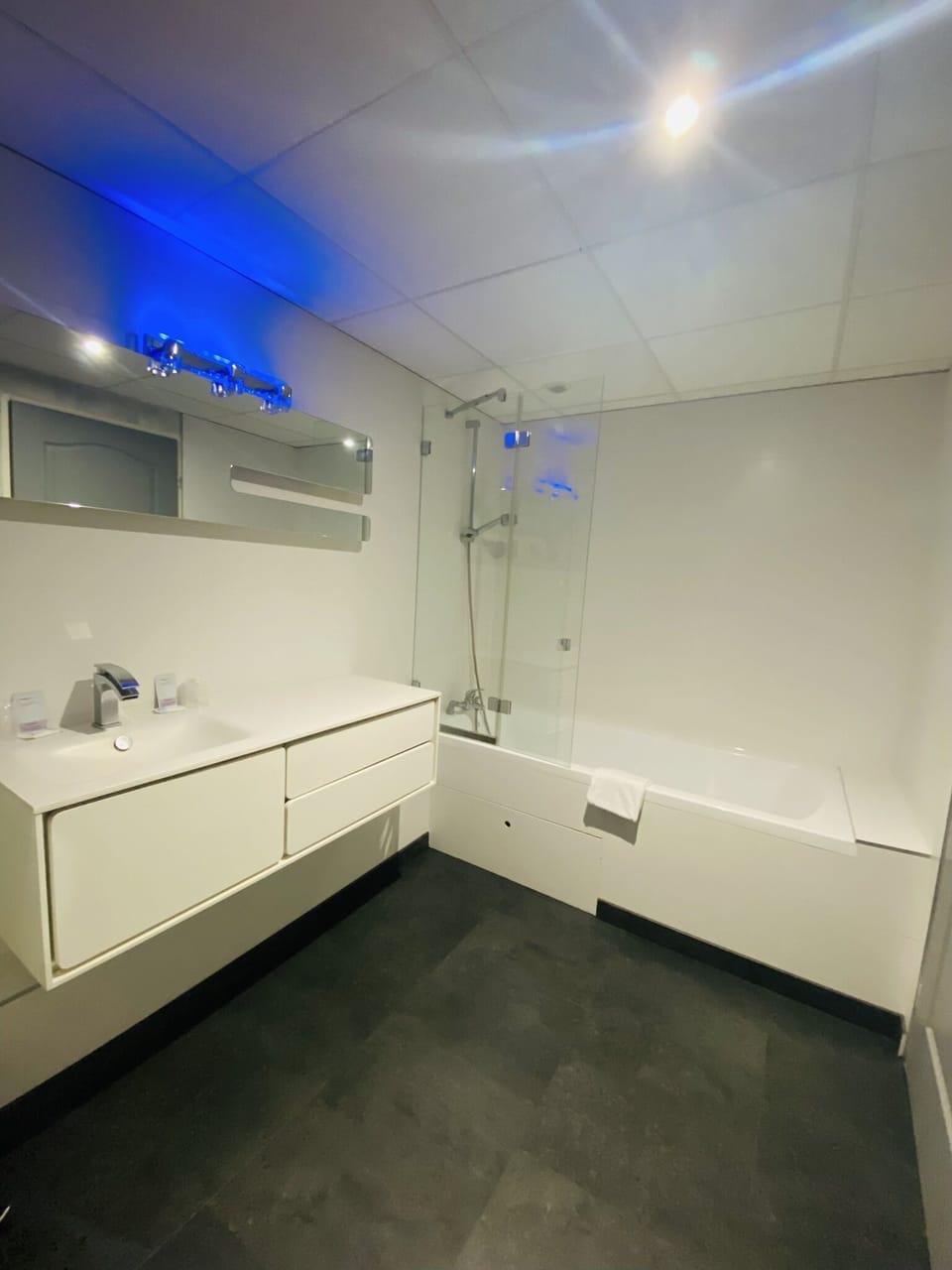 Comfort Double Room (Shower) | Bathroom | Free toiletries, hair dryer, towels, toilet paper