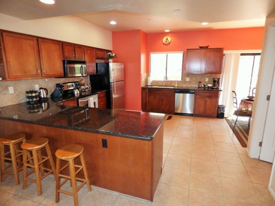 Fully stocked kitchen
