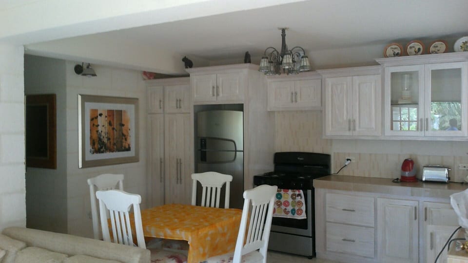 Kitchen and dining area