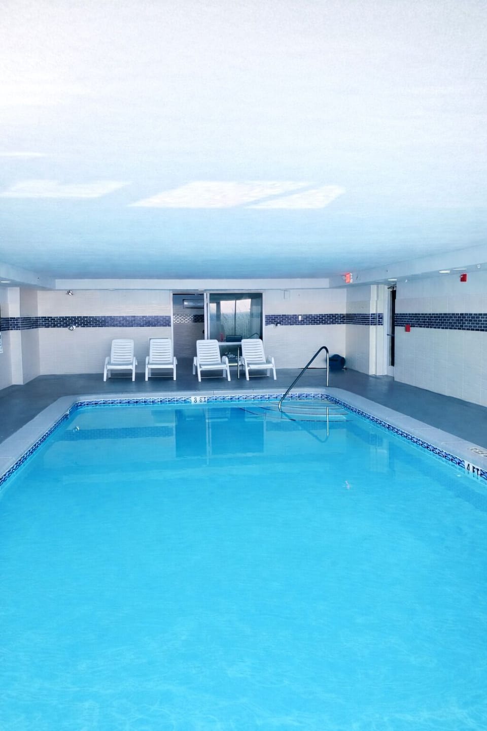 Recently renovated indoor heated pool