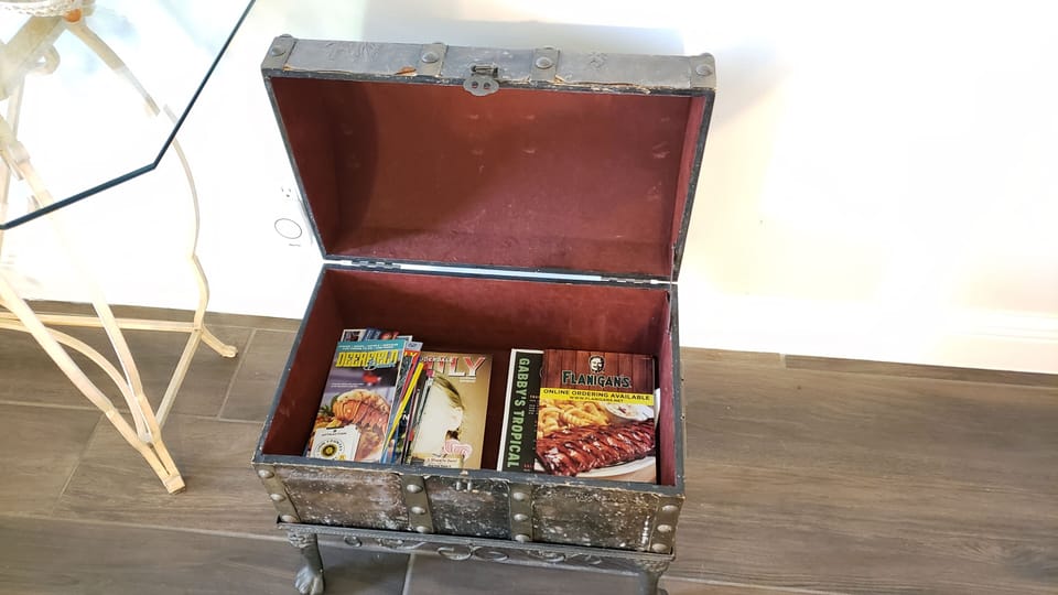 Local attractions and take out menus