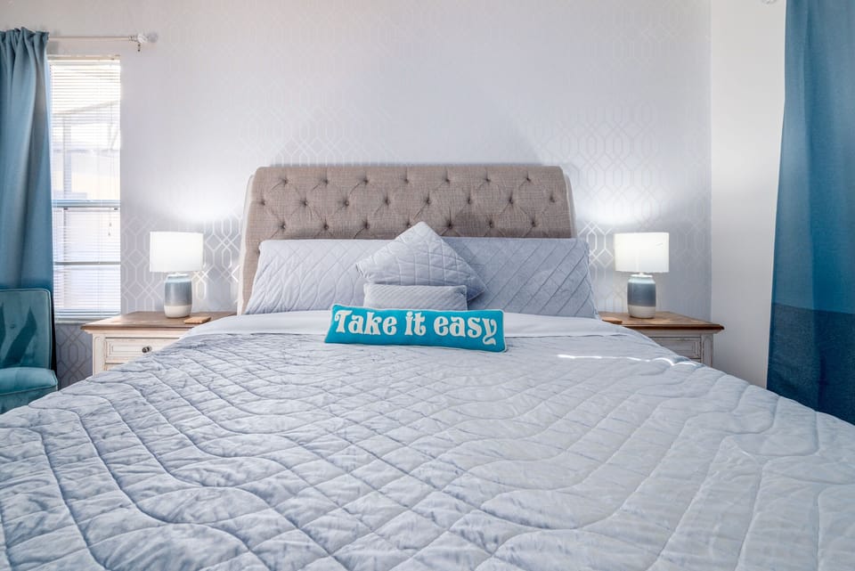 First Floor Master Bedroom King bed