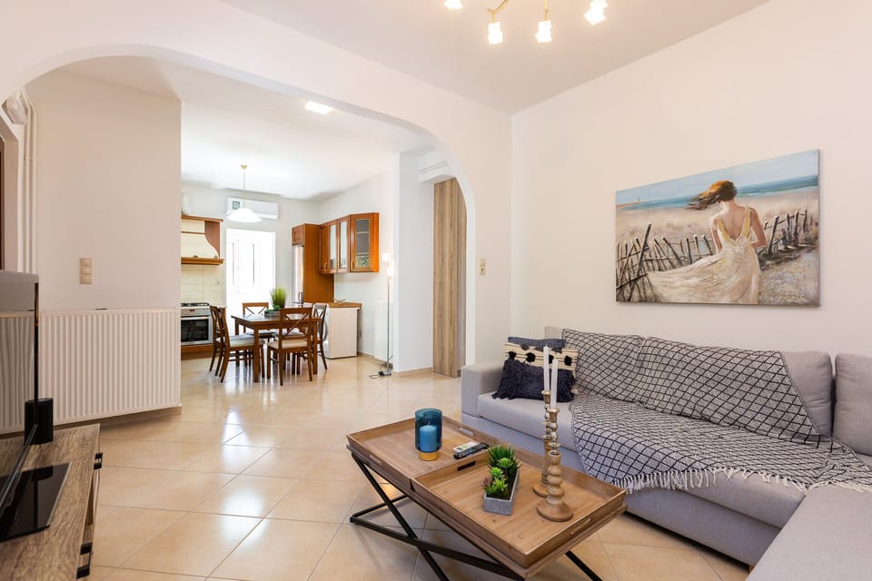 Living area of Modern house,Next to amenities,Short drive to north & south Cretan beaches,Spili,Crete