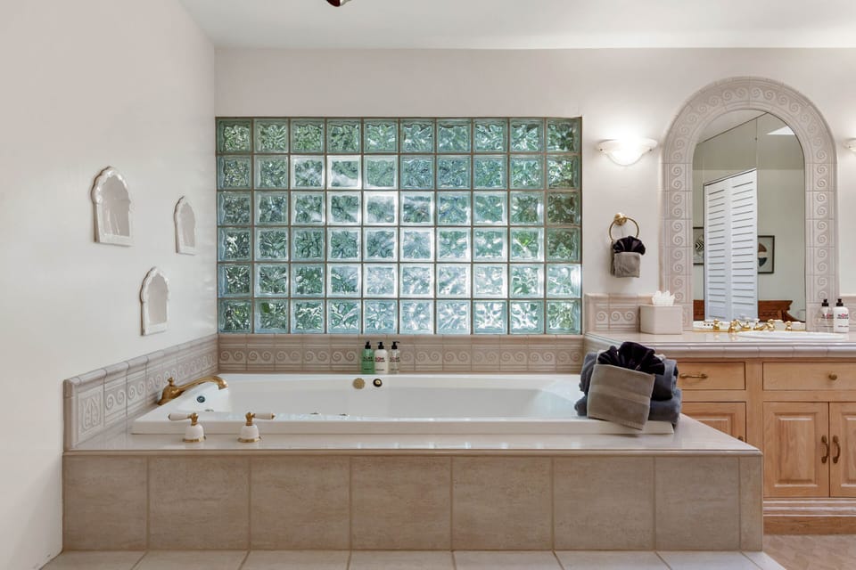 Master Bath with Jetted Tub and Separate Shower