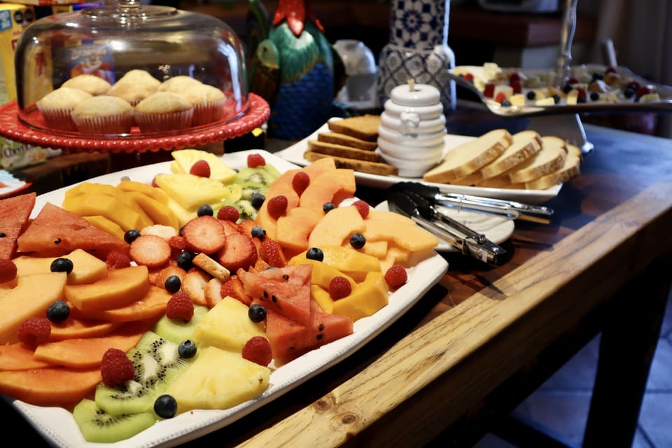 Daily buffet breakfast for a fee