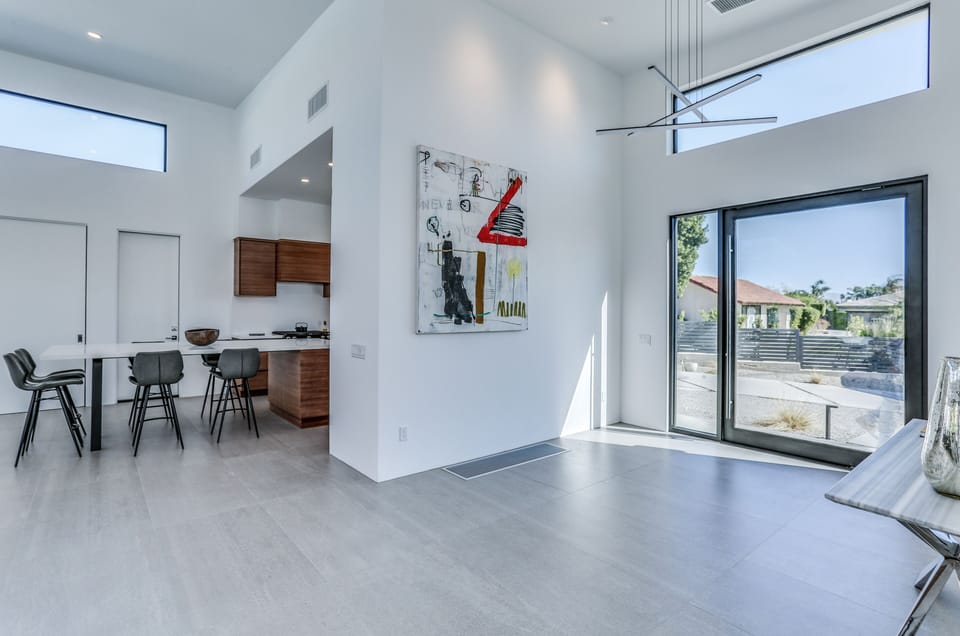Entry Hall and Kitchen Beyond