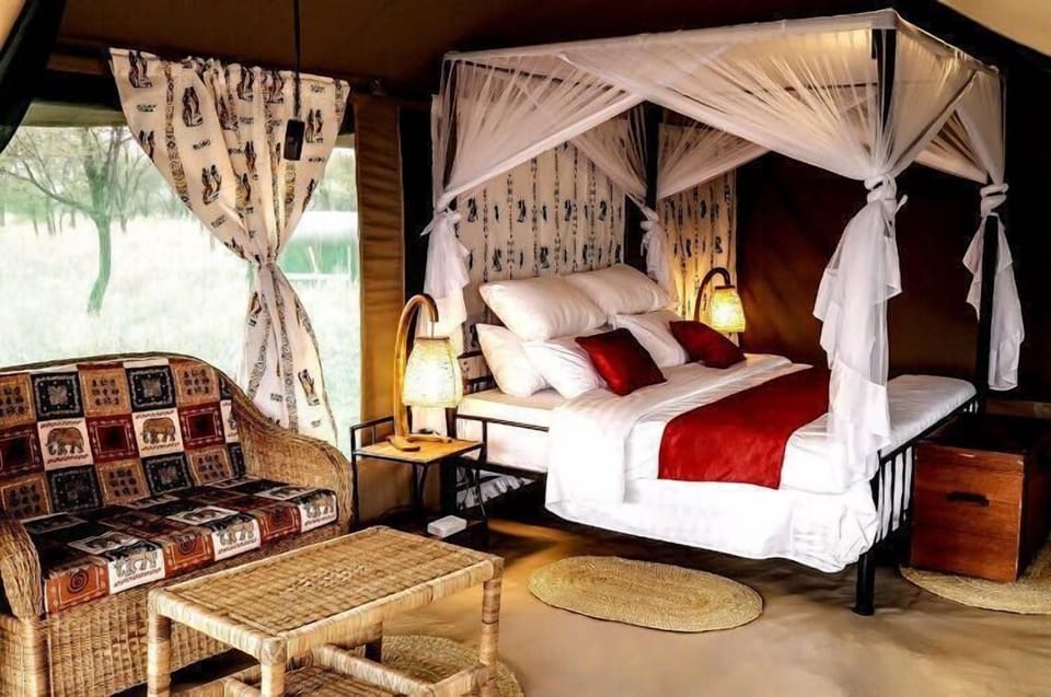 Luxury Tent | Premium bedding, down comforters, individually decorated