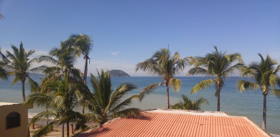 View from the roof top deck. 