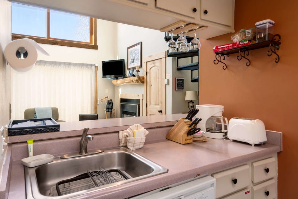 View from Kitchen to Living Area