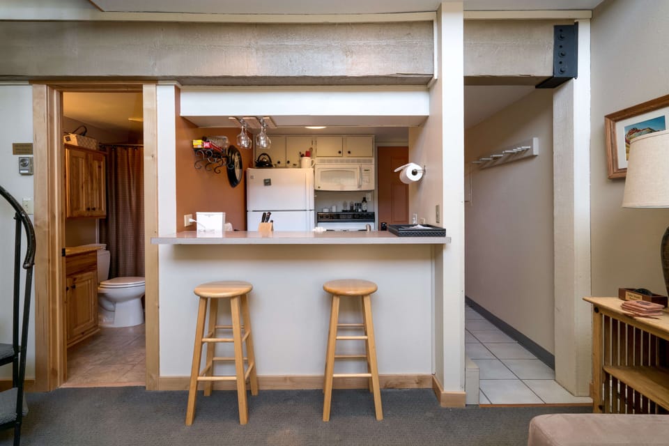 View of Kitchen from Living Area