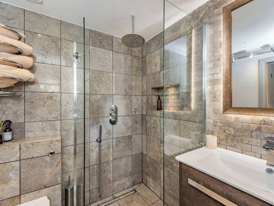 Shower room | The Cottage High Wykehurst End, Ewhurst, near Cranleigh