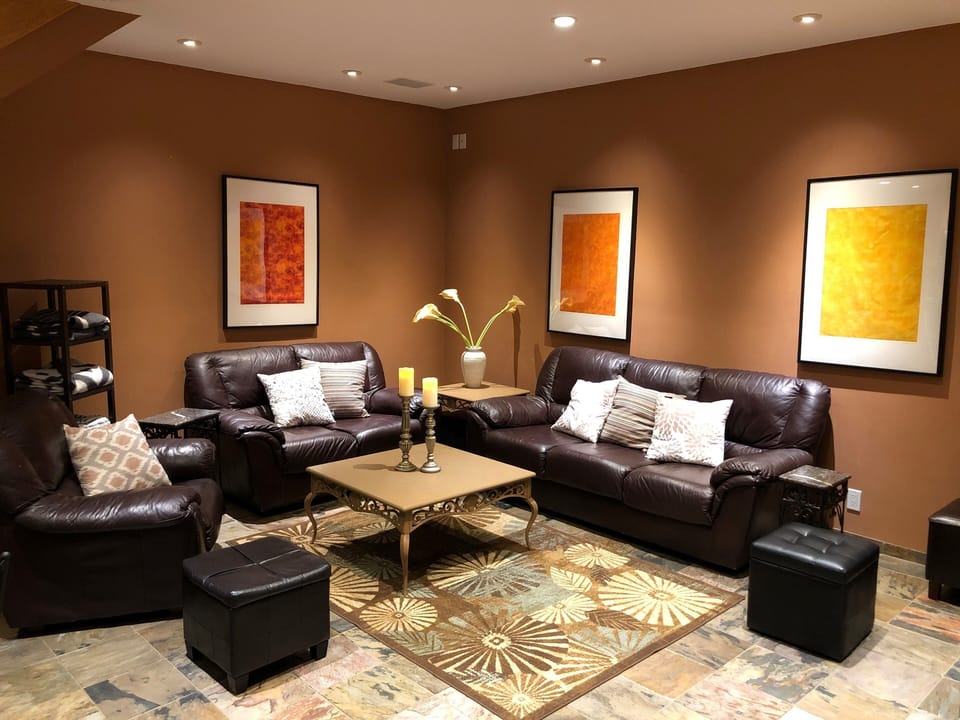 Living room with TV