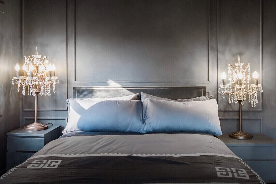 luxurious Italian linens, down comforter, amazing pillows,  five star mattress 