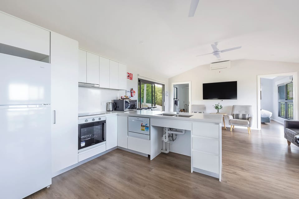 Standard Cabin - Sleeps 7 - Accessible | Private kitchen | Coffee/tea maker, full-size fridge, microwave, stovetop