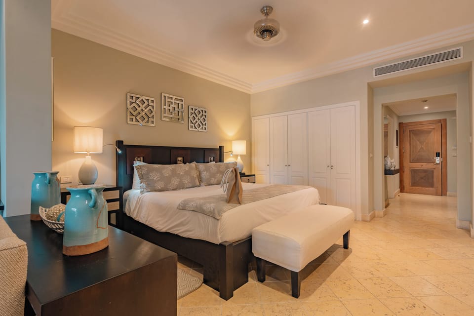 The Junior Suite, All-Inclusive | Premium bedding, down comforters, pillowtop beds, minibar