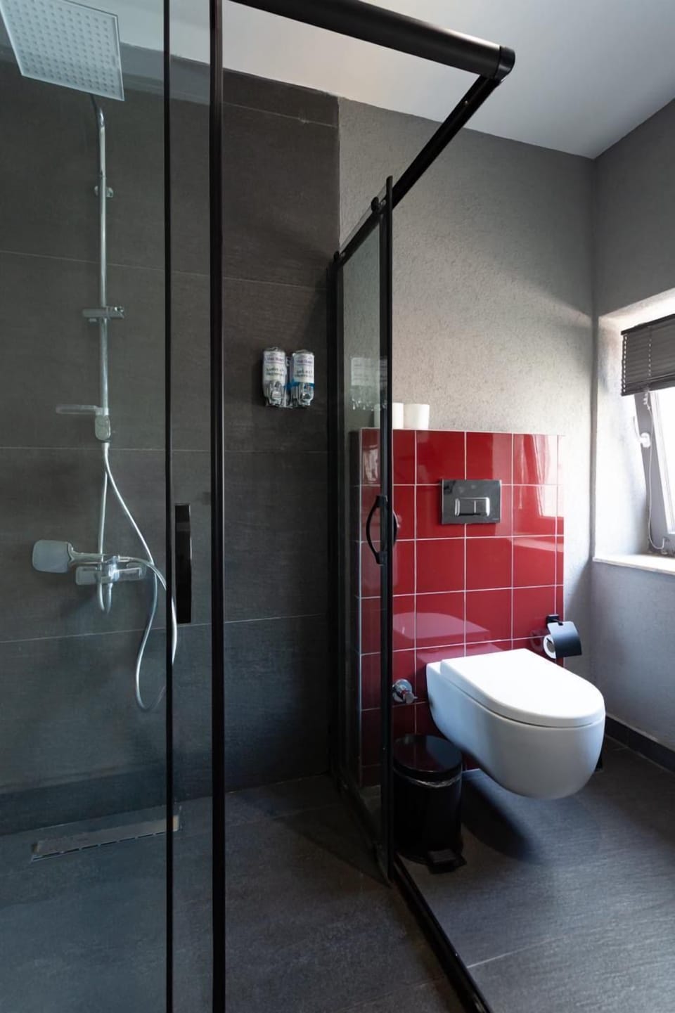Deluxe Double Room | Bathroom | Shower, hair dryer, slippers, towels