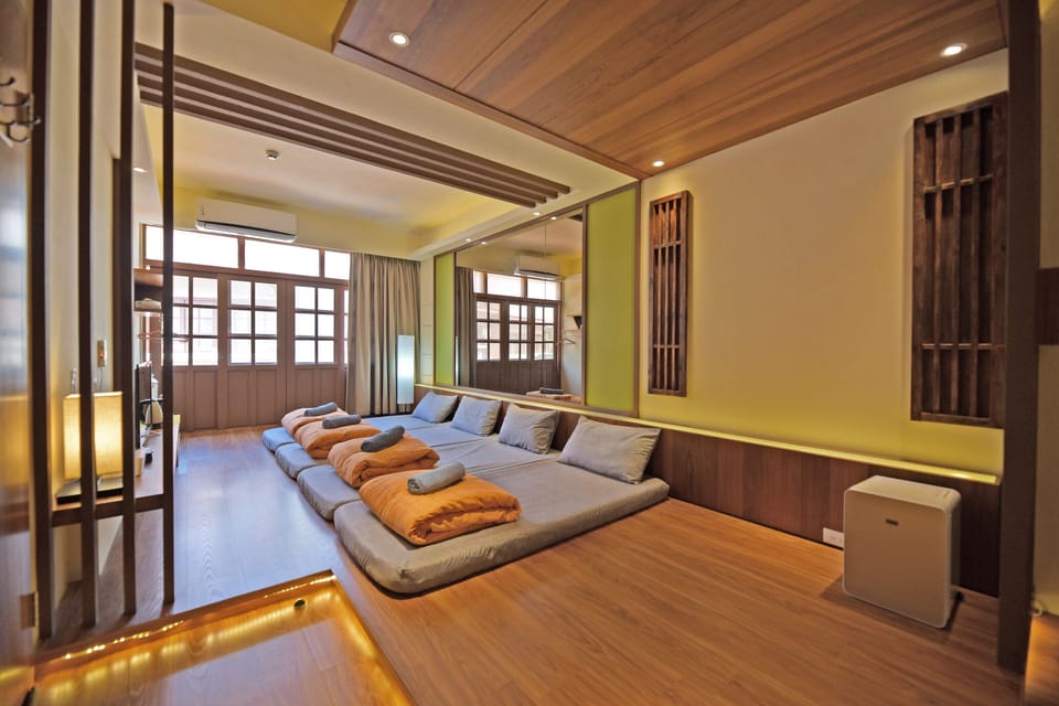 Signature Quadruple Room (Japanese style) | Down comforters, blackout drapes, free WiFi, bed sheets
