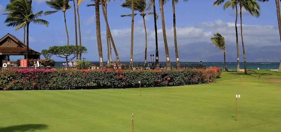 Challenge friends to a shuffleboard or tennis match or just putt a few holes.