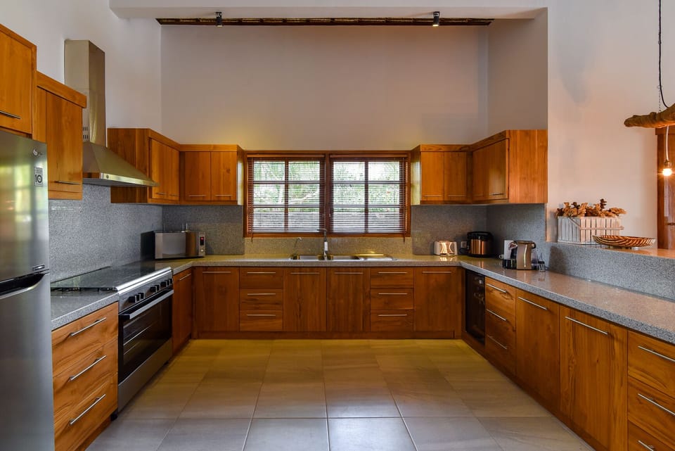 Exclusive Villa, 2 Bedrooms, Private Pool, Beach View | Private kitchen | Full-size fridge, microwave, oven, stovetop