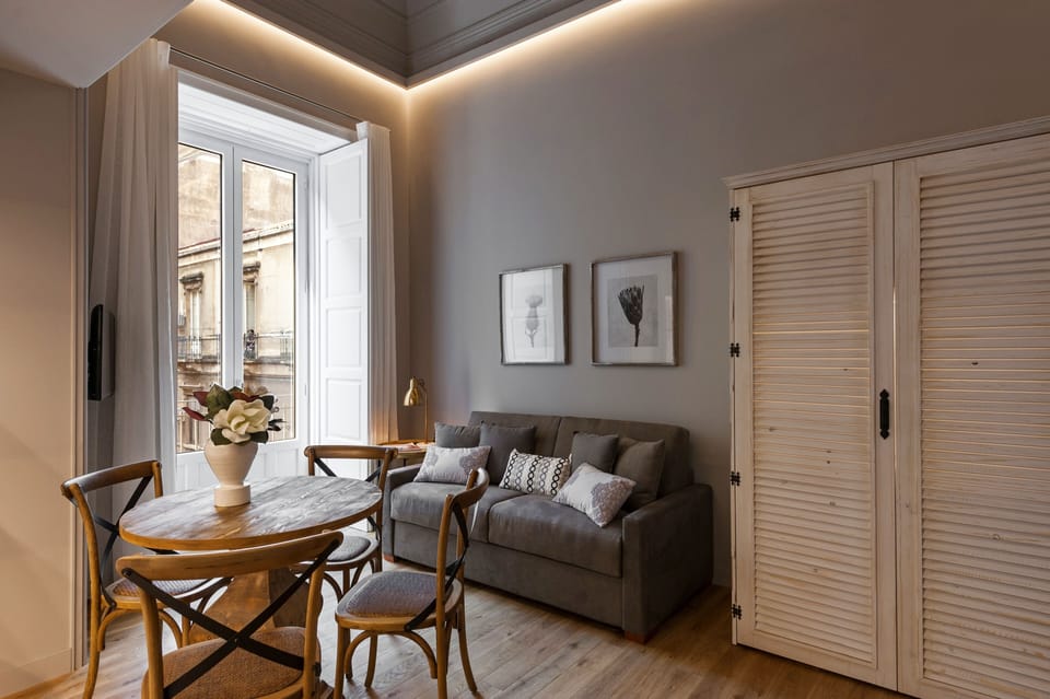 Standard Apartment, 1 Bedroom | Living area | Smart TV