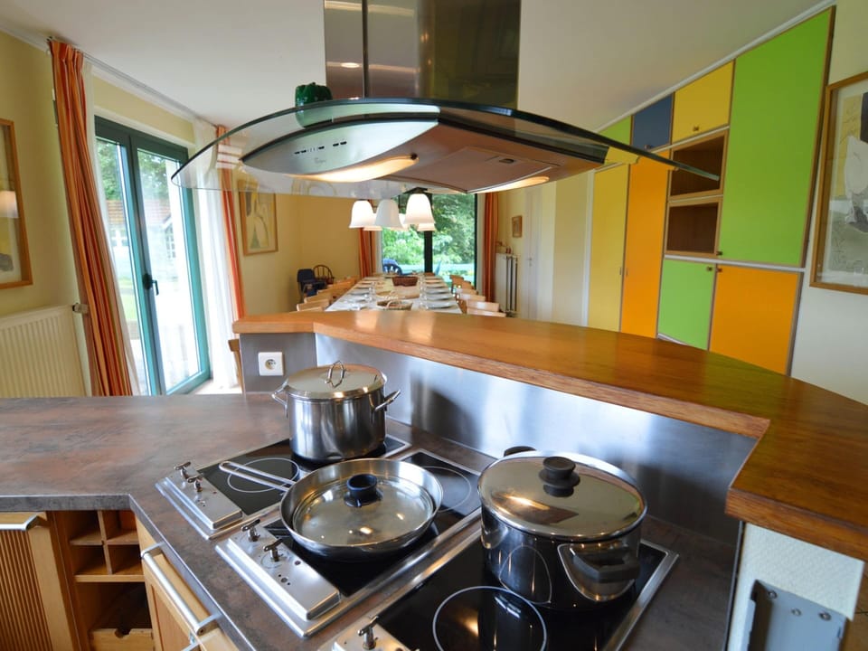 Villa | Private kitchen | Fridge, microwave, stovetop, dishwasher