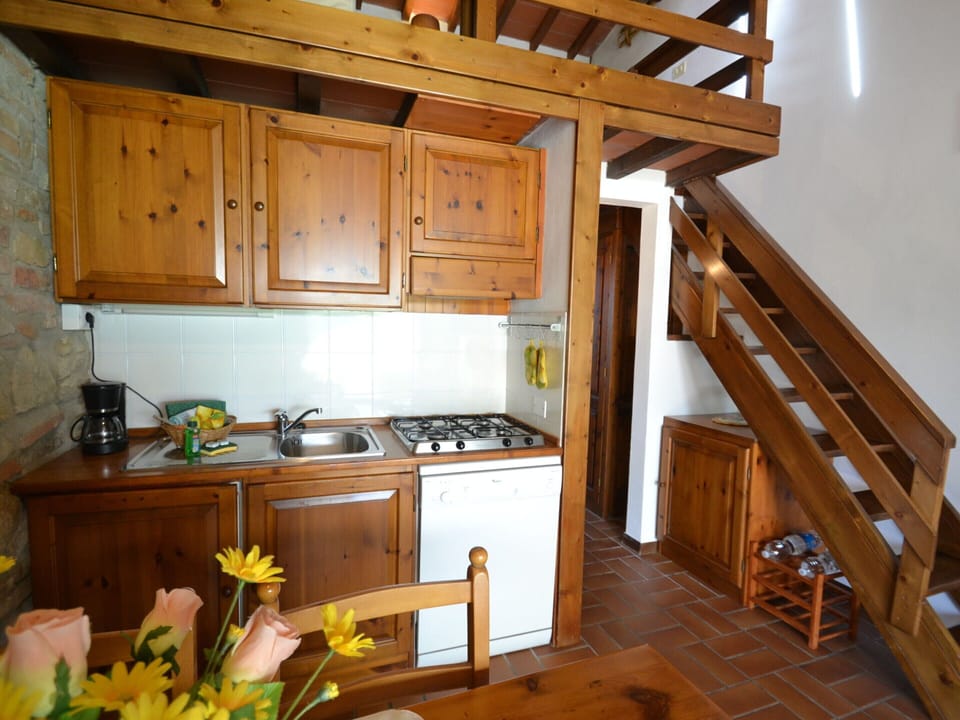 Apartment | Private kitchen | Stovetop, highchair