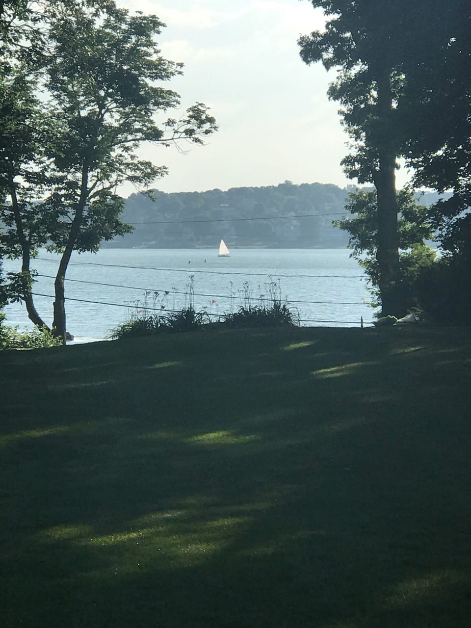Sail boat in the distance