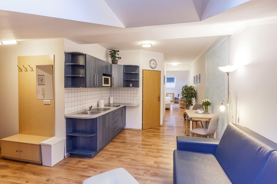 Studio Suite (101) | Private kitchenette | Fridge, microwave, coffee/tea maker, electric kettle