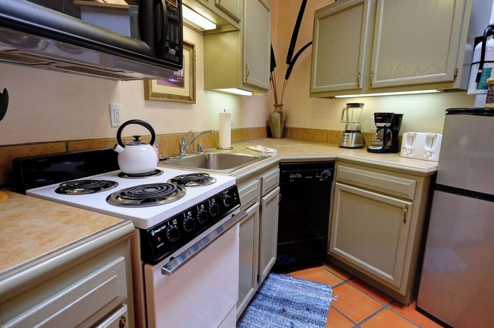 Enter Casita through the kitchen
