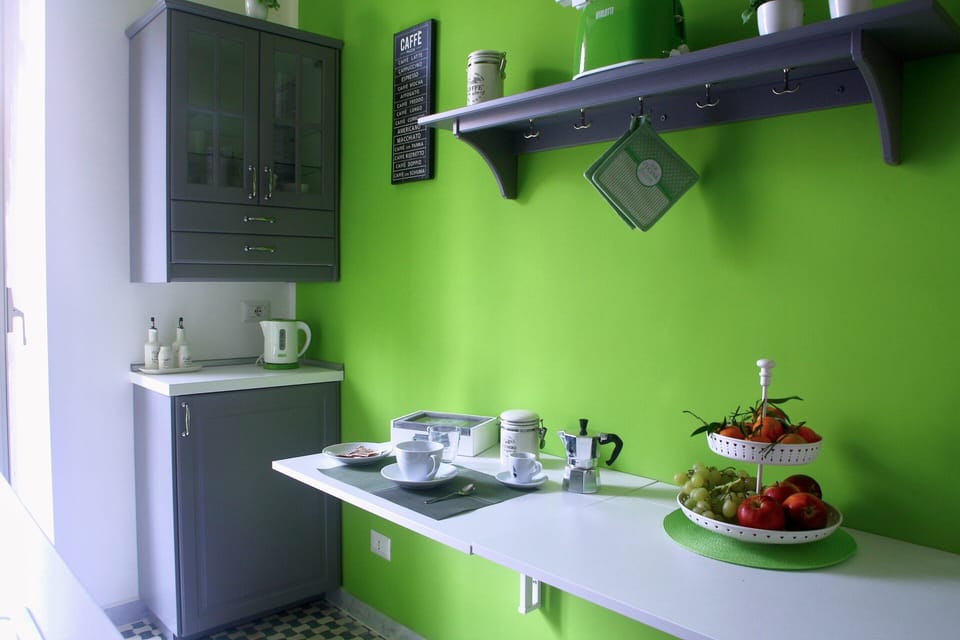 Table in the kitchen