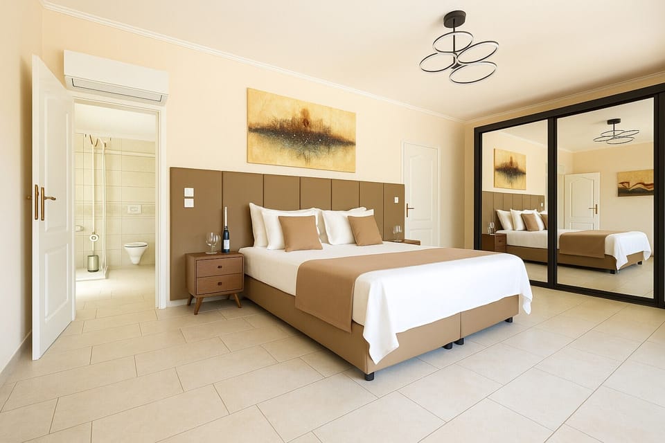 Master bedroom with en suite  bathroom