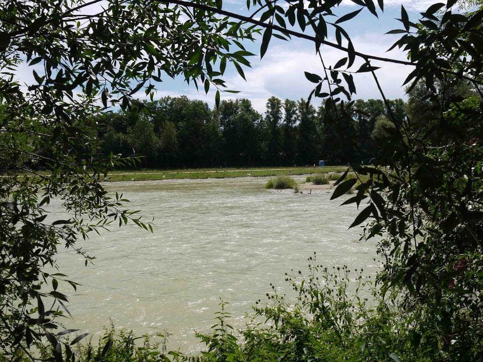 'Isar' river close by