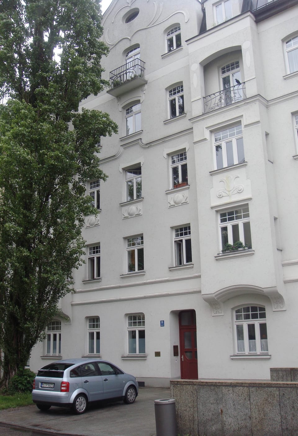 Historical art deco facade